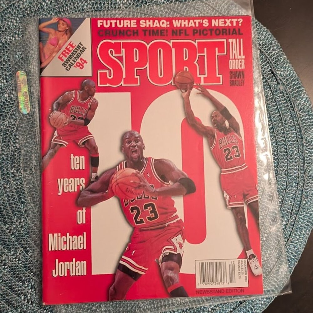 O1 1993 SPORT MAG Featuring Michael Jordan - Newsstand Edition